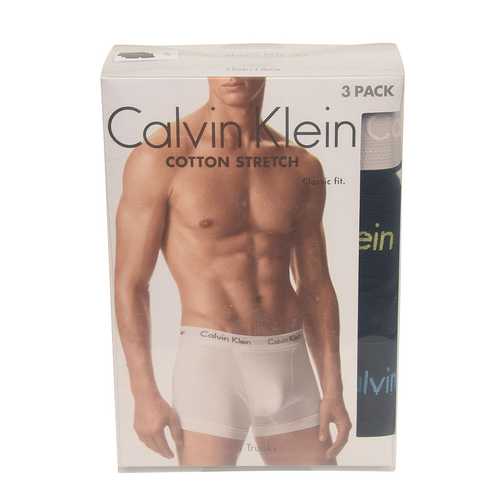 Calvin Klein 3 Pack Trunks in Beige 0000U2662g