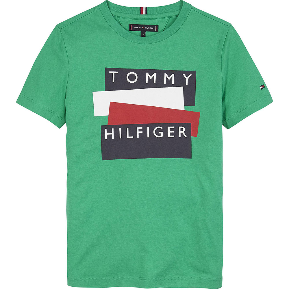 Sticker T-Shirt in Green