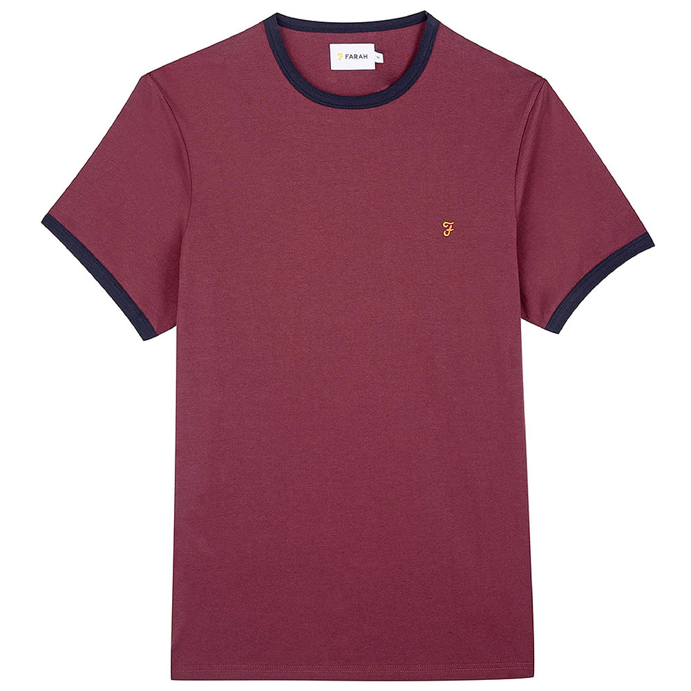 Groves Ringer SS T-Shirt in Red