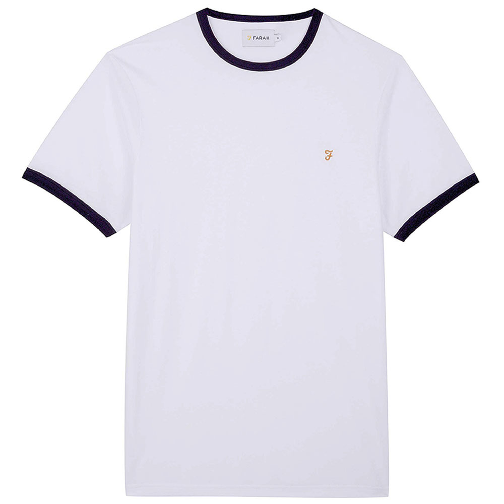 Groves Ringer SS T-Shirt in White