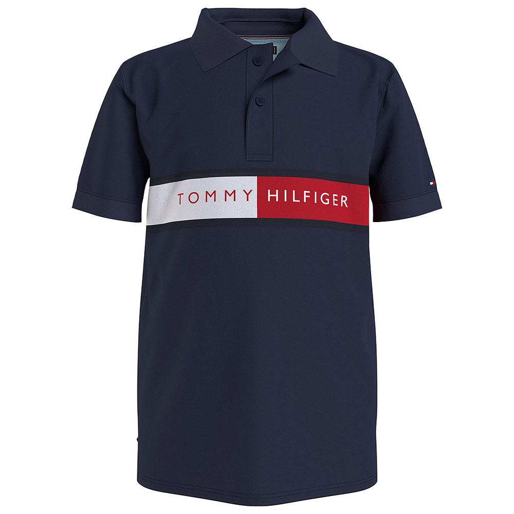 Hilfiger Flag Polo in Navy