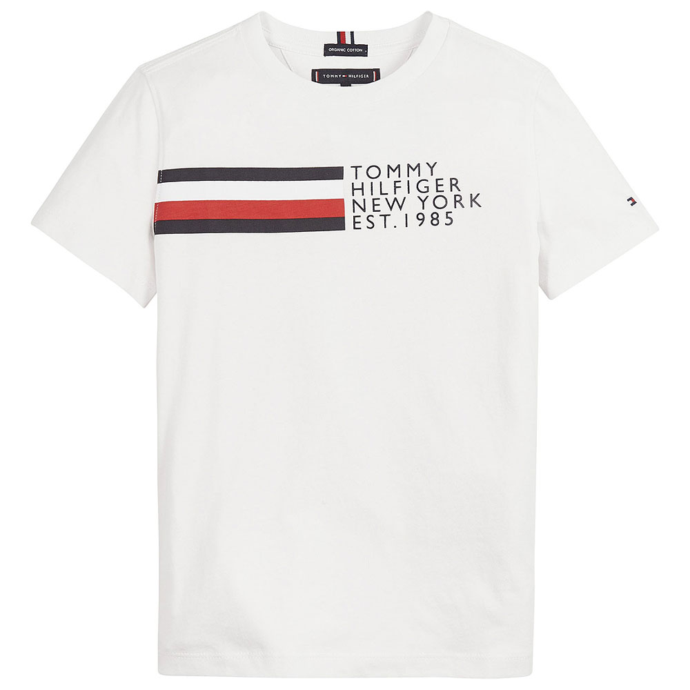 Global Stripe T-Shirt in White