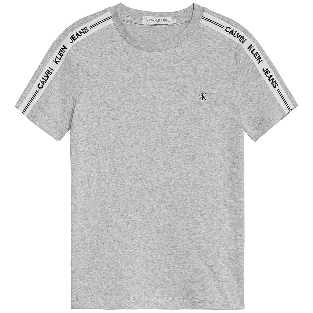 Kids Intarsia T-Shirt in Lt Grey