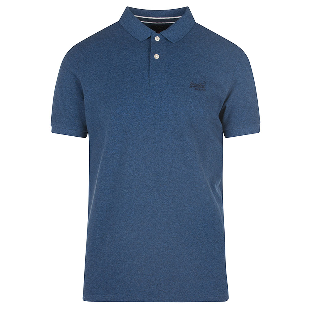 Classic Pique Polo in Blue