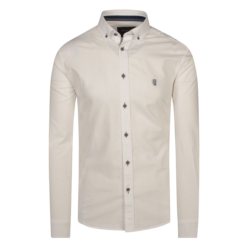 Viscose Parker Tapered Shirt in White