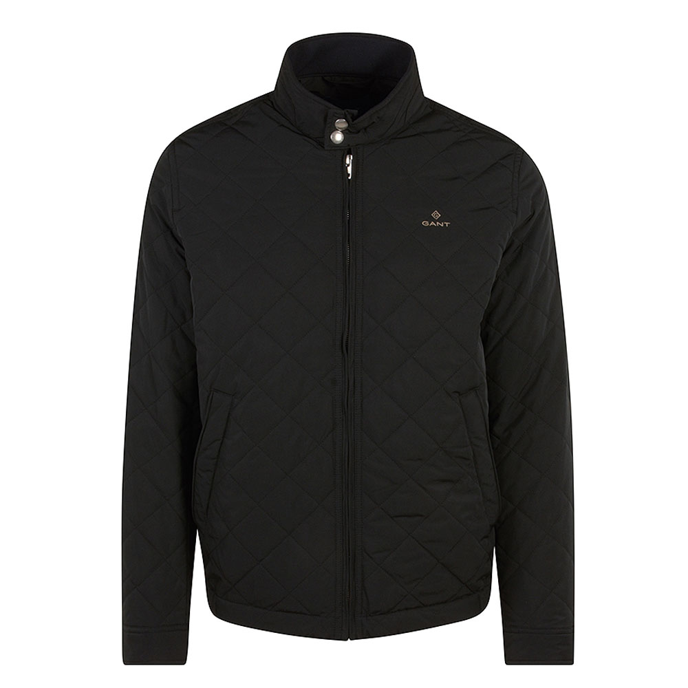 Quilted Windcheater in Black