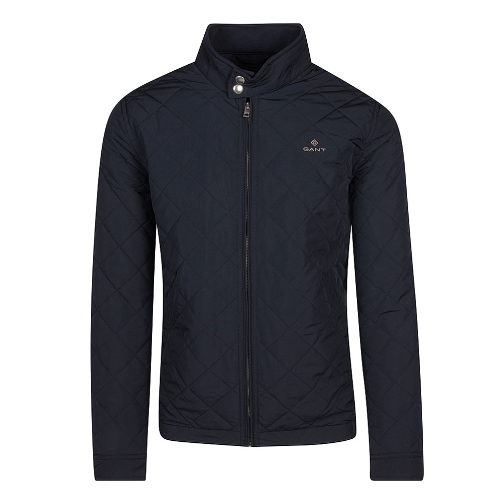 Quilted Windcheater in Navy