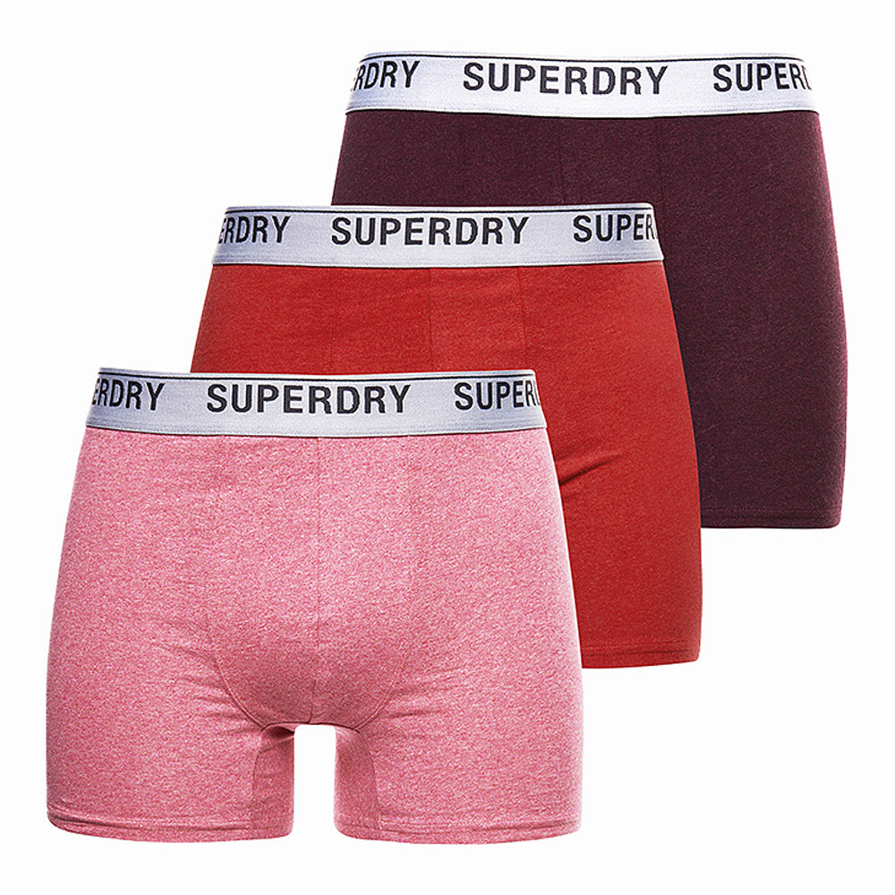 Triple Pack Boxer Trunks in Pink
