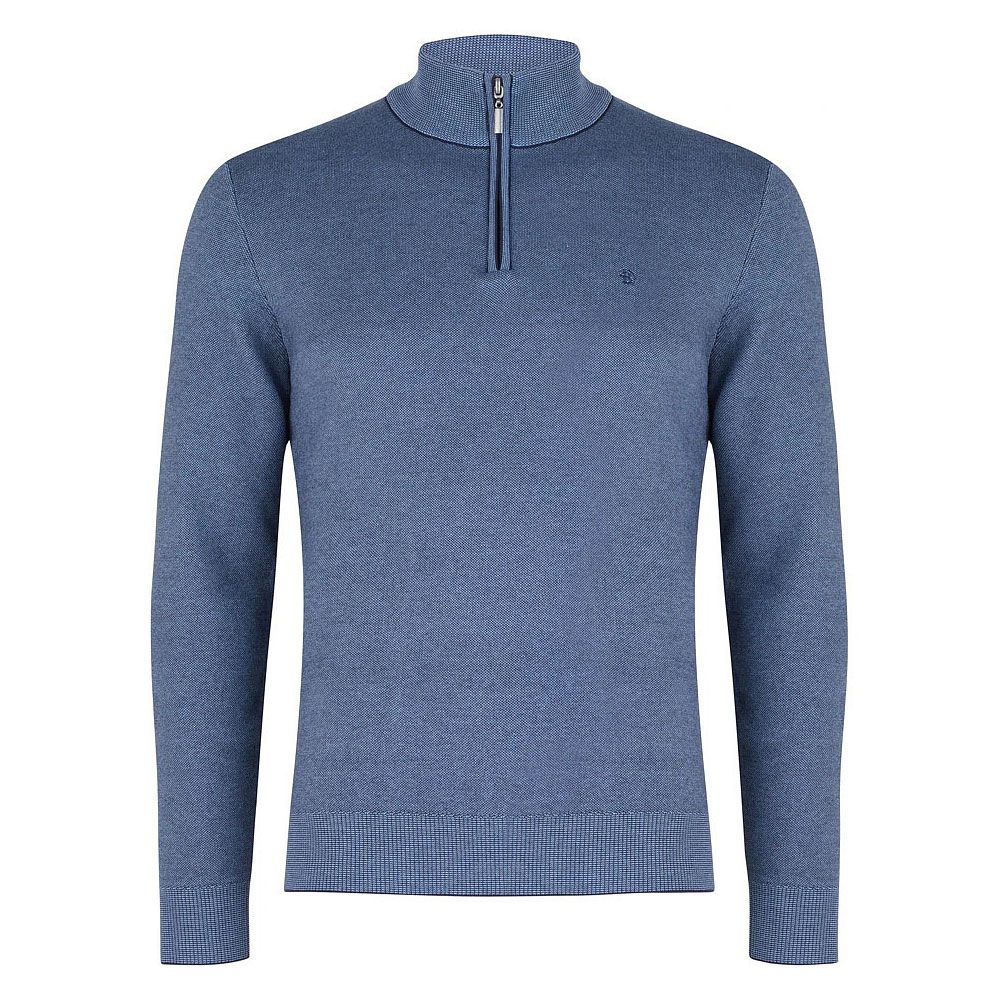 Verona 1/4 Zip Sweatshirt in Blue