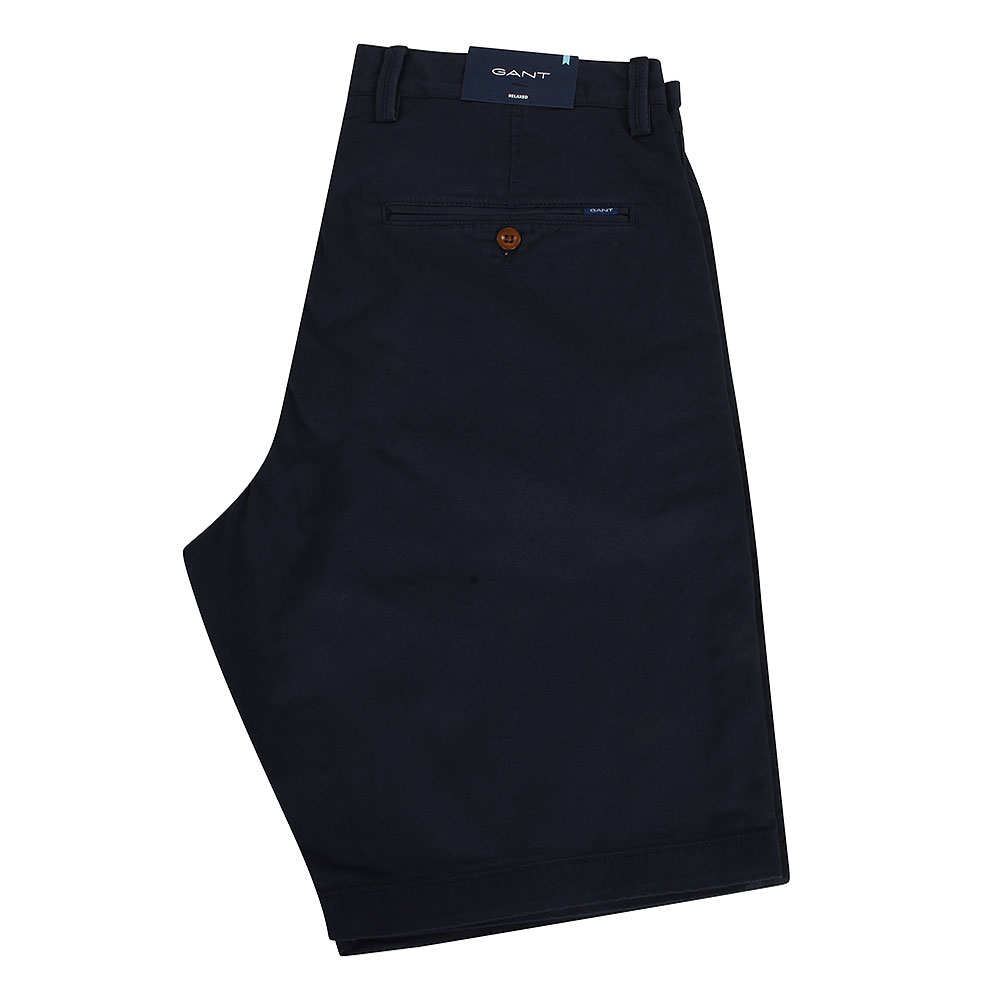 Gant Relaxed Twill Shorts in Navy