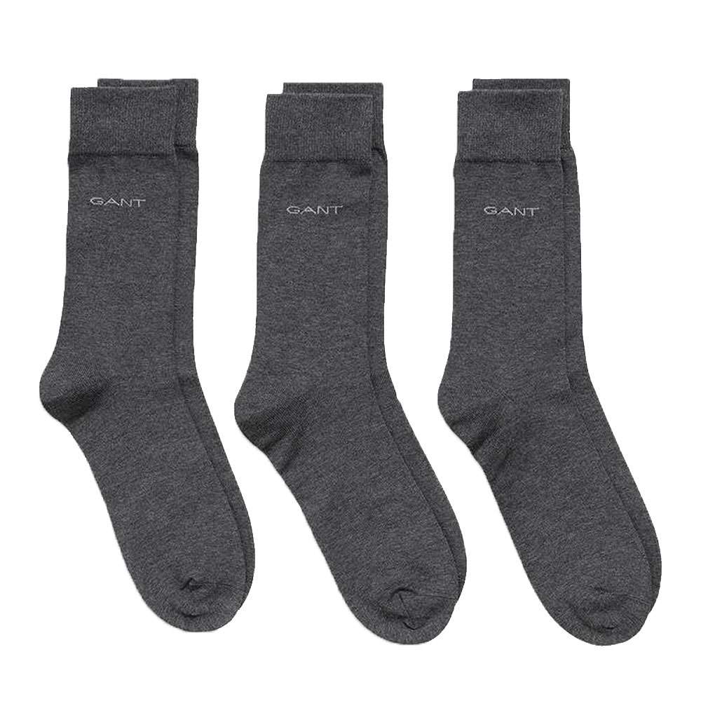 Merceized Cotton Socks in Charcoal