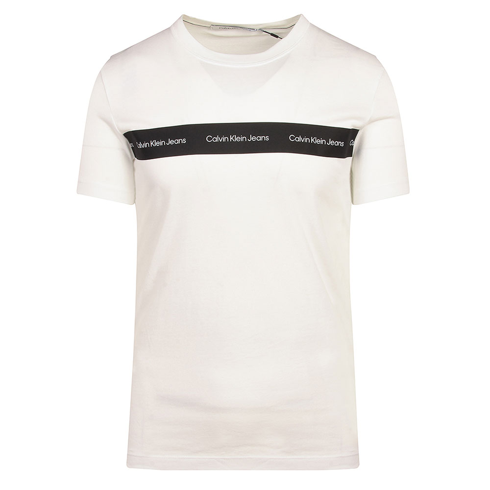 Contrast Intsit T-Shirt in White