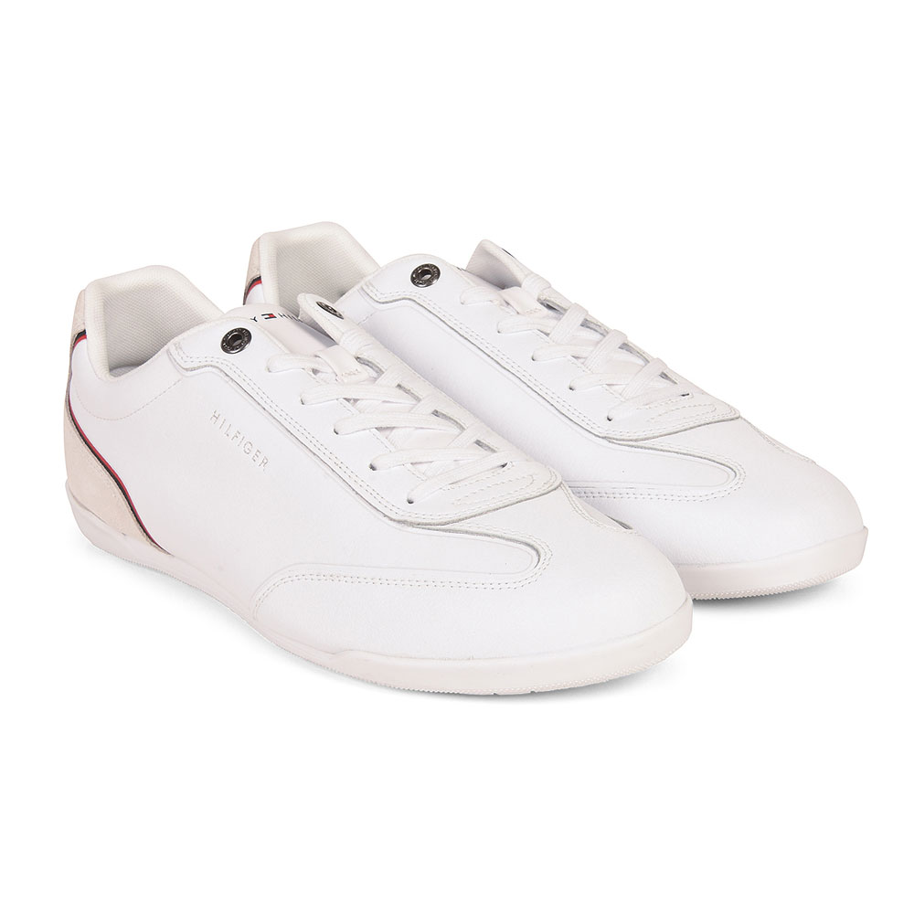 Pro Leather Cupsole Trainer in White
