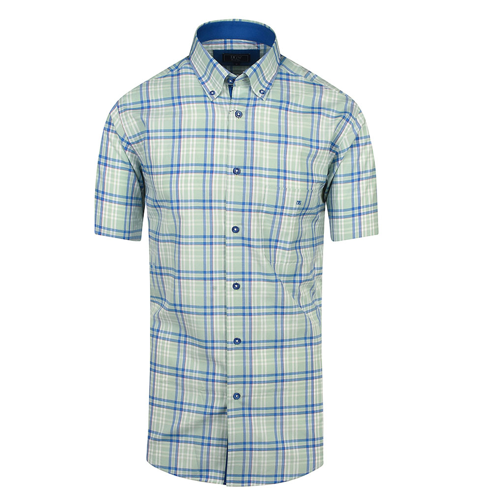 Ivano Checked Shirt in Green