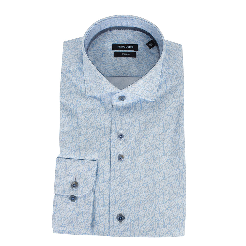 Frank Tapered Shirt in Blue