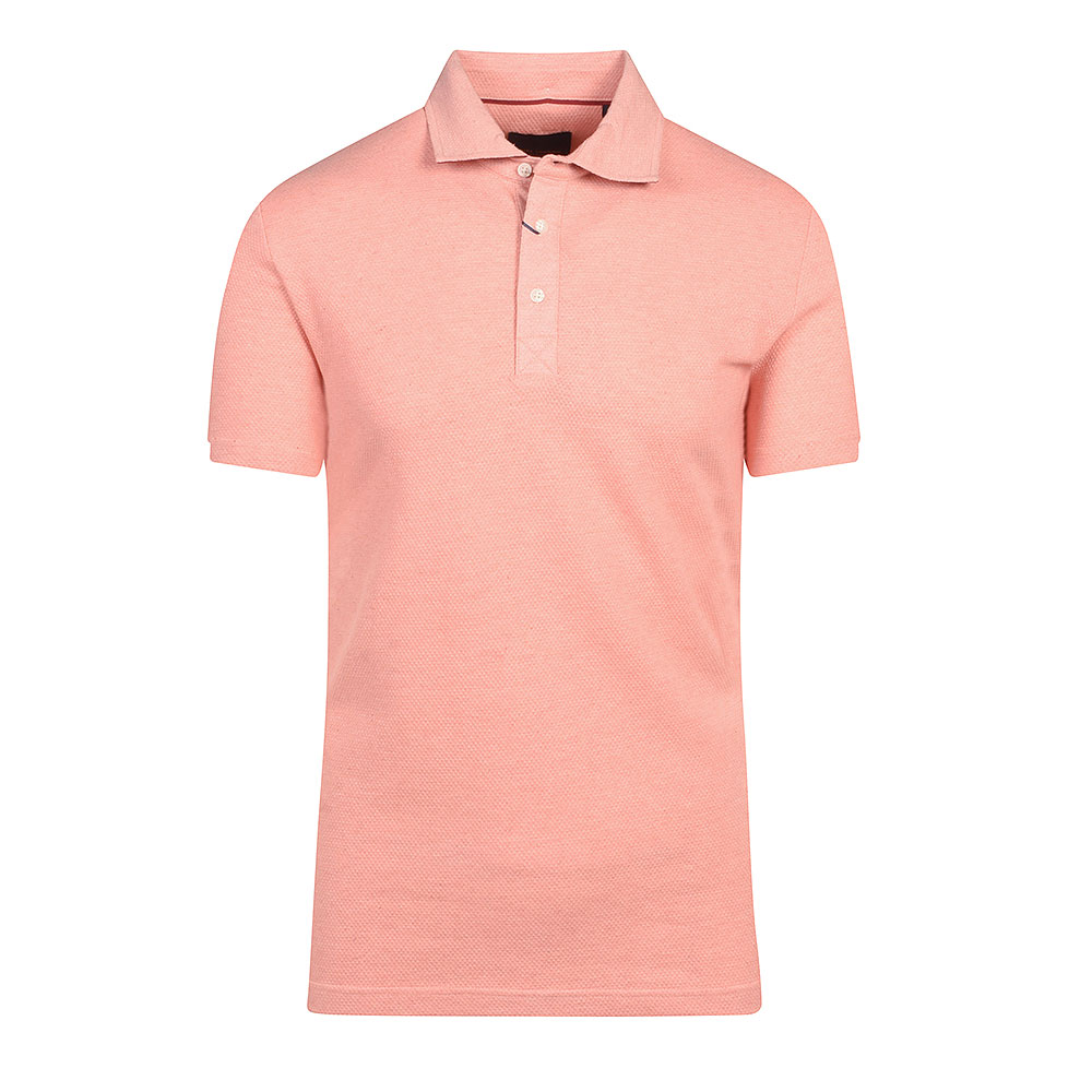 Jacquard Polo Shirt in Pink