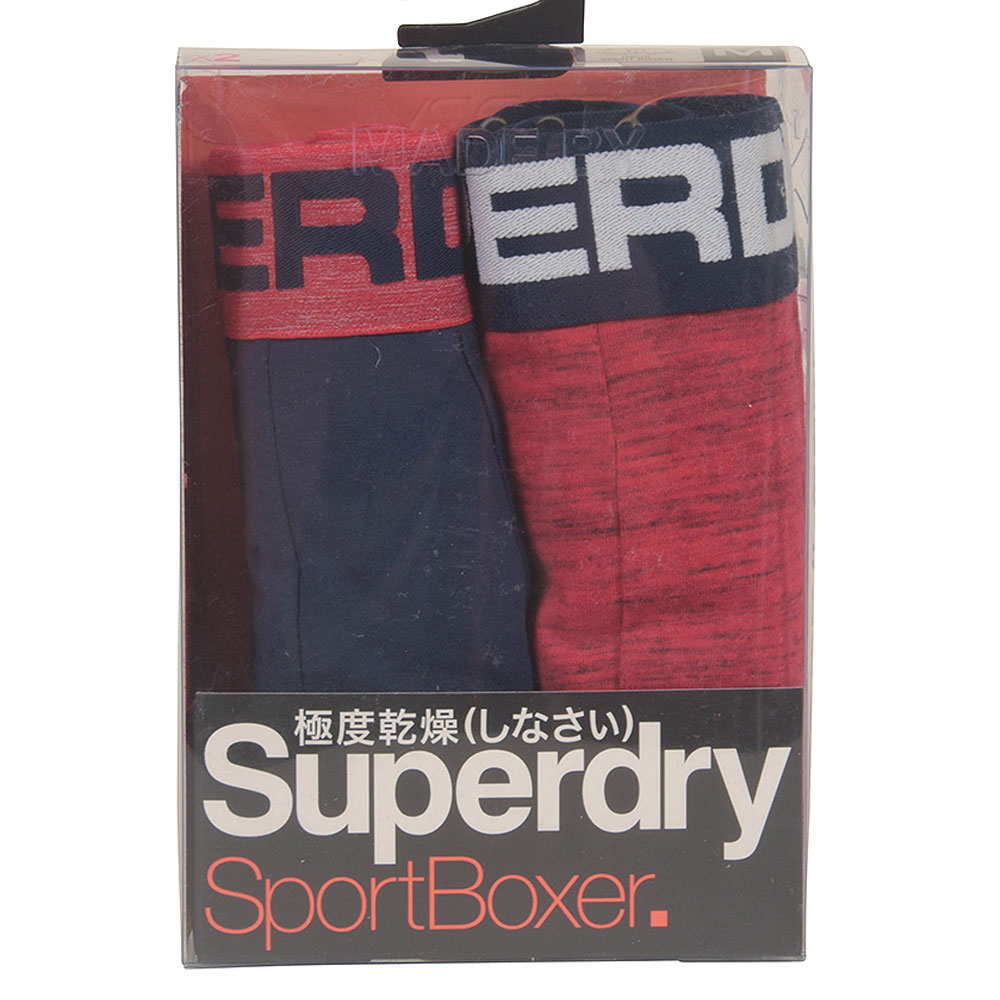 Sport Boxer Double Pack in Navy