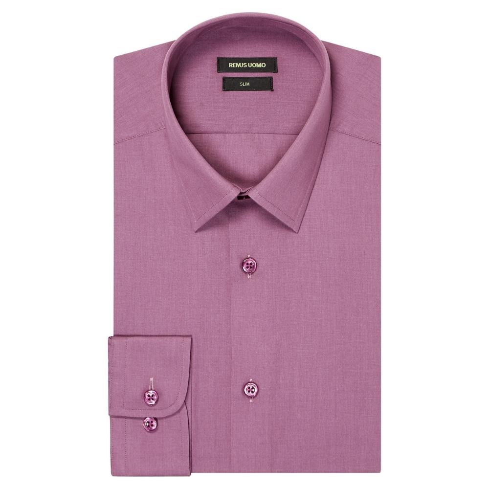 Rome Ashton Plain Shirt in Lilac