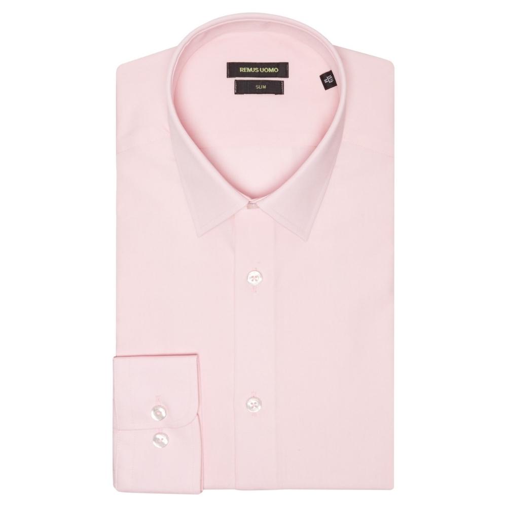 Rome Ashton Plain Shirt in Pink
